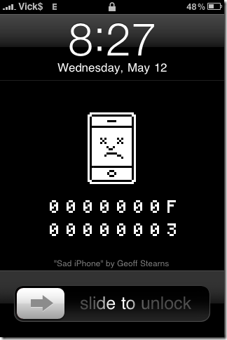 Sad iPhone